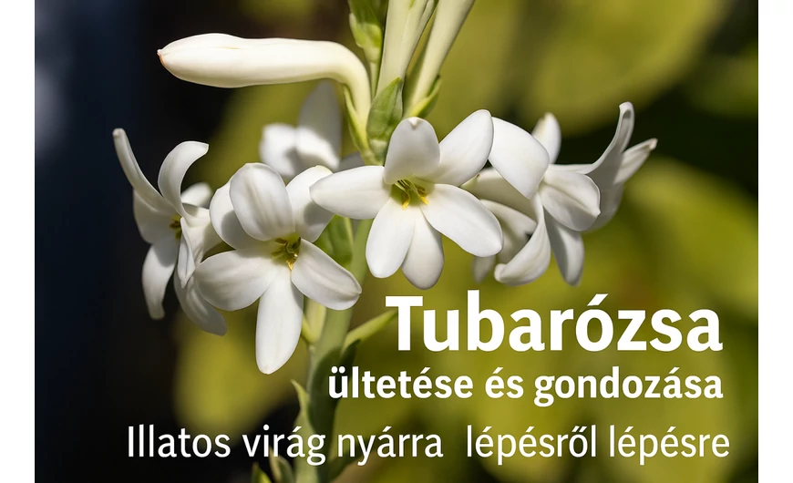 Tubarózsa (Polianthes tuberosa) ültetése és gondozása
